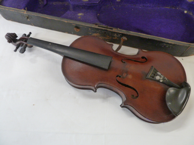 Violin - Walter H Mayson, Manchester, 1878, - Bild 2 aus 2
