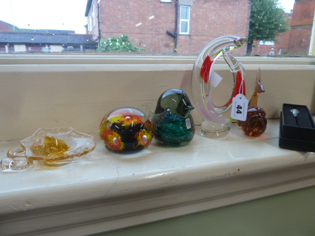 Glass paperweights - Mdina,