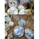 Sundry glass and china (2 boxes)