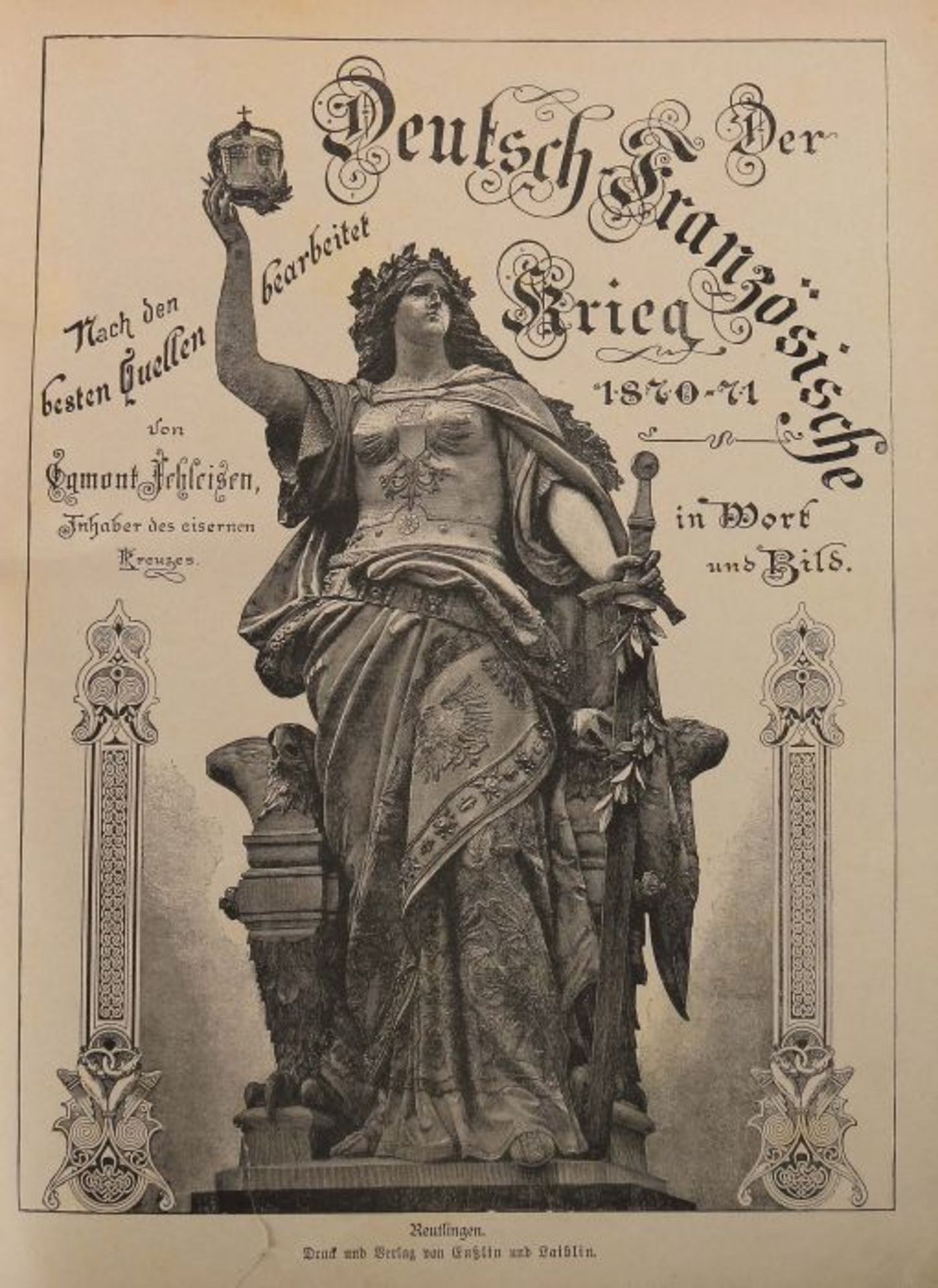 Fehleisen, Egmont Der deutsch-französische Krieg 1870-71 in Wort und Bild, Esslingen, Ensslin & - Bild 2 aus 3