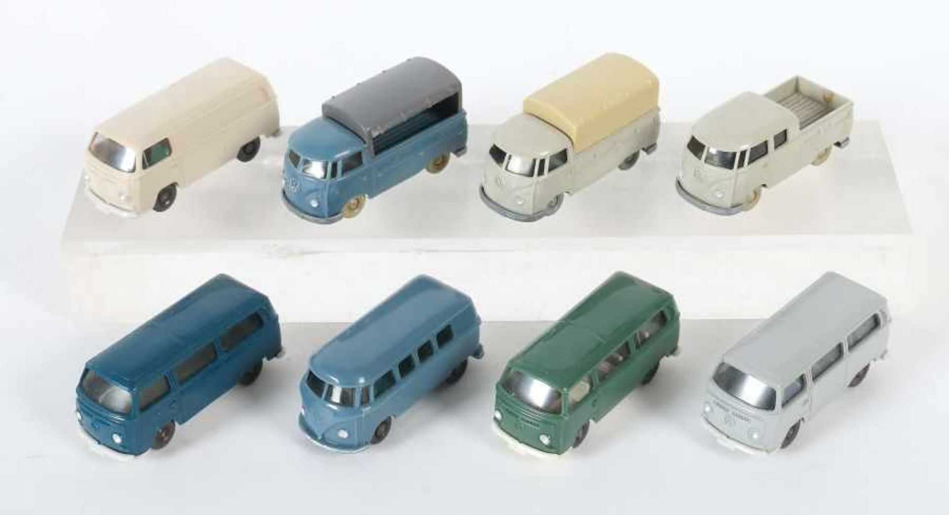 8 VW-Busse Wiking, M: 1:87, 1x Nr. 292, T1 DoKa; 2x Nr. 29, T1 Pritsche; 1x Nr. 31, T1, kleine - Image 2 of 2