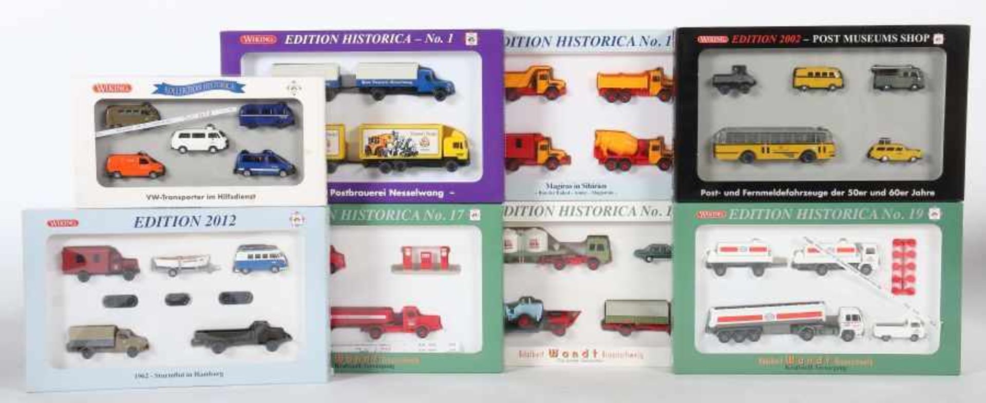 8x Edition Histortica/Kollektion Historica Wiking, M: 1:87, No.1, 82-10, Brauerei Nesselwang; No.