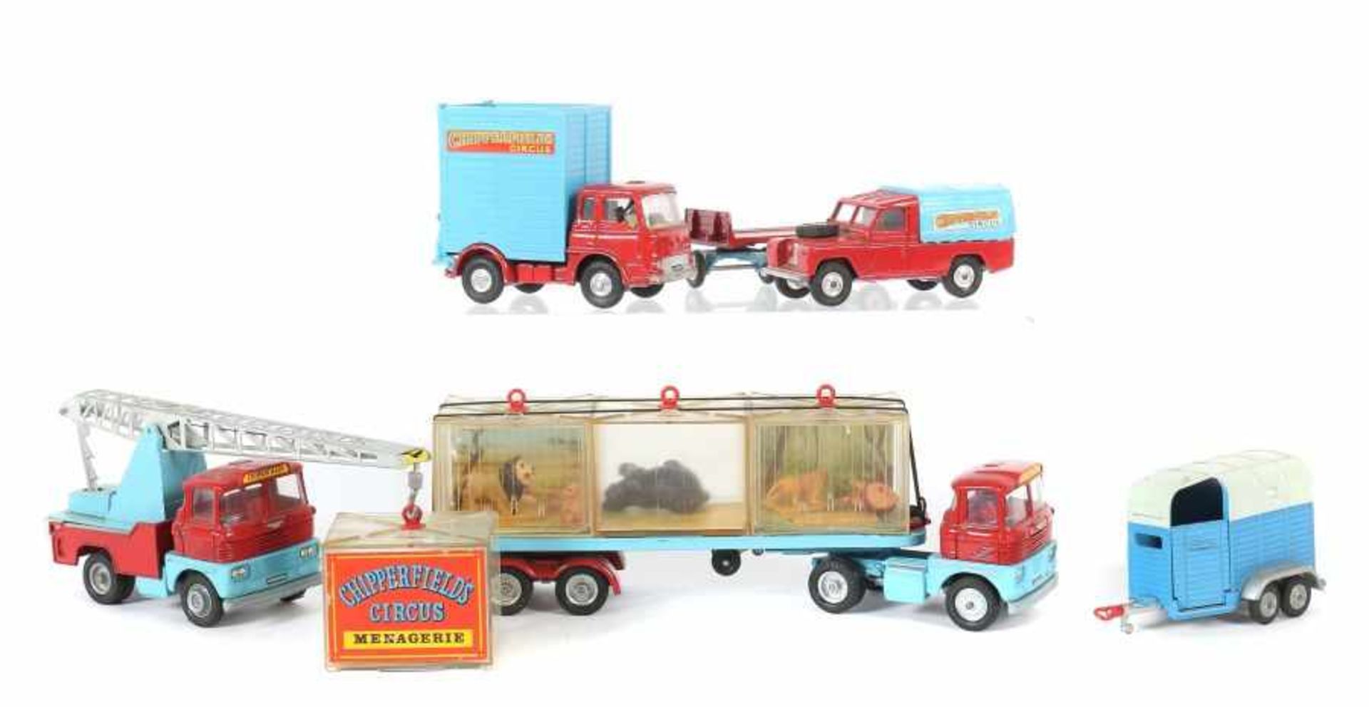 Konvolut Modllautos Corgi Toys, Made in Gt. Britain, M: ca. 1:43/1:48, Ende 1960er Jahre, "