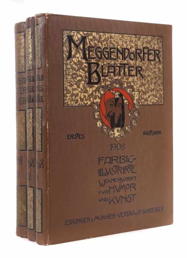 Meggendorfer Blätterfarbig illustrirte Wochenschrift für Humor und Kunst, Esslingen/München,