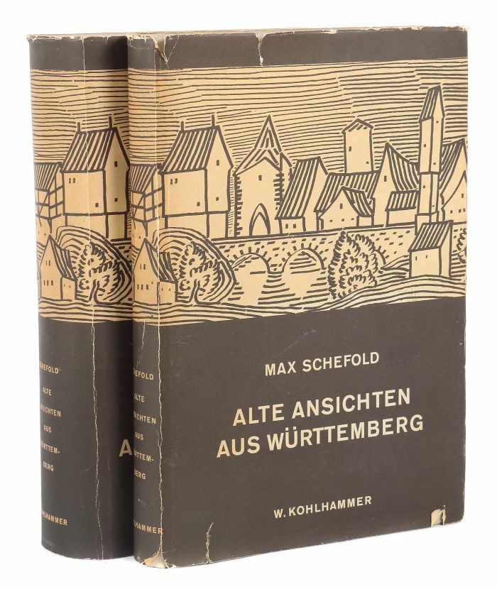 Schefold, MaxAlte Ansichten aus Württemberg, Stuttgart, Kohlhammer, 1956/57, 2 Bde., mit zahlr.