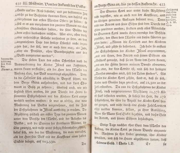Calmet, AugustinAllgemeine Kirchen- und Weltgeschichte von der Schöpfung an bis auf unsre Zeiten. - Image 3 of 3
