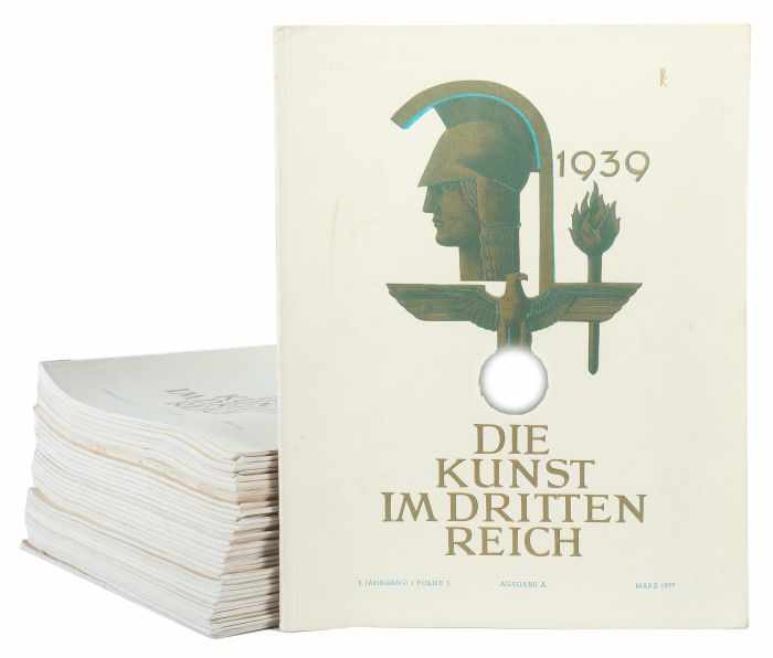 Die Kunst im Dritten/Deutschen ReichMünchen, Zentralverlag Eher, 33 Bde. der Jahrgänge 1939 bis