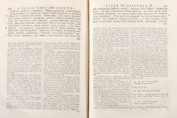 Plinius Caecilius Secundus, GaiusCaii Plinii Caecilii Secundi Epistolarum Libros Decem, Cum Notis - Image 3 of 3