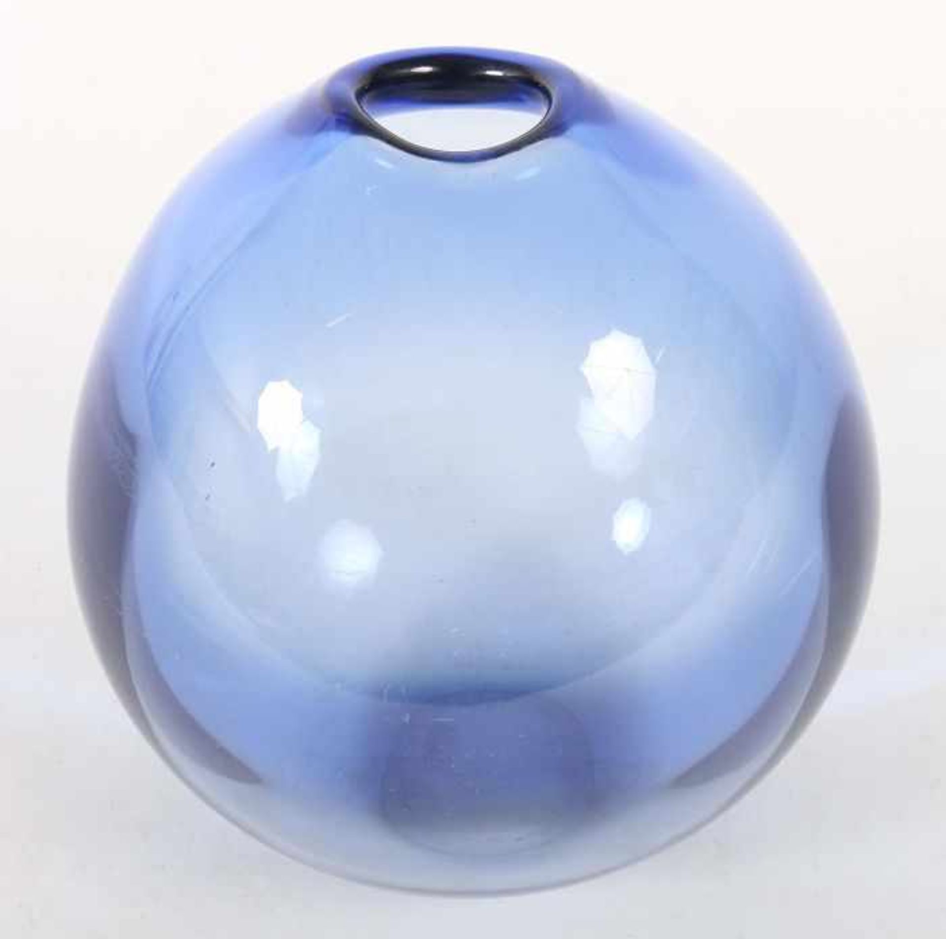 Lütken, Per1916 - 1998 Dänemark, dänischer Glasdesigner. Vase, 1966, Holmegaard, Dänemark, - Bild 2 aus 3