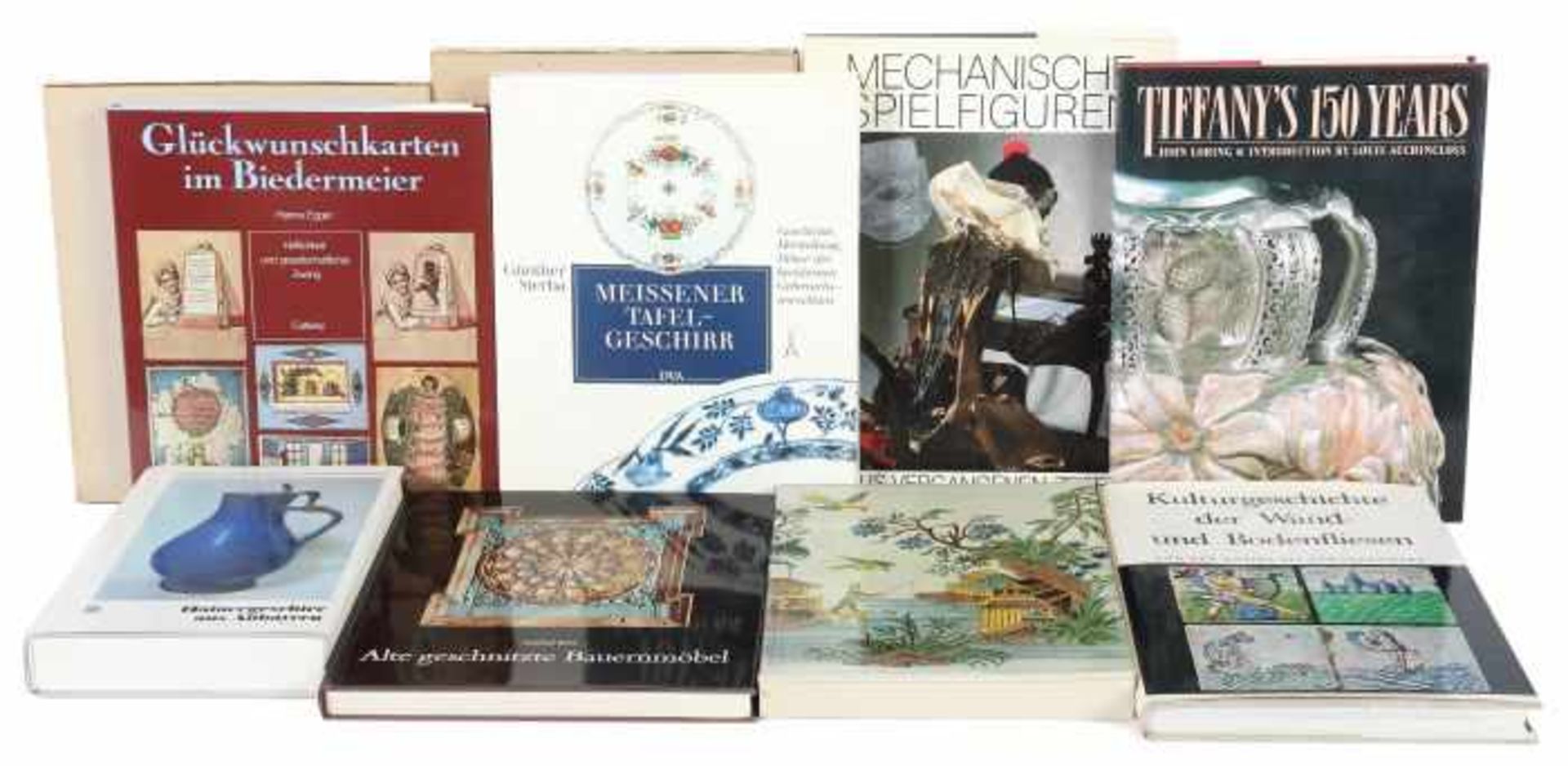 8 Bücher AntiquitätenBauer (bearb.), Hafnergeschirr aus Bayern, Kunstverlag, 1980; Durlacher