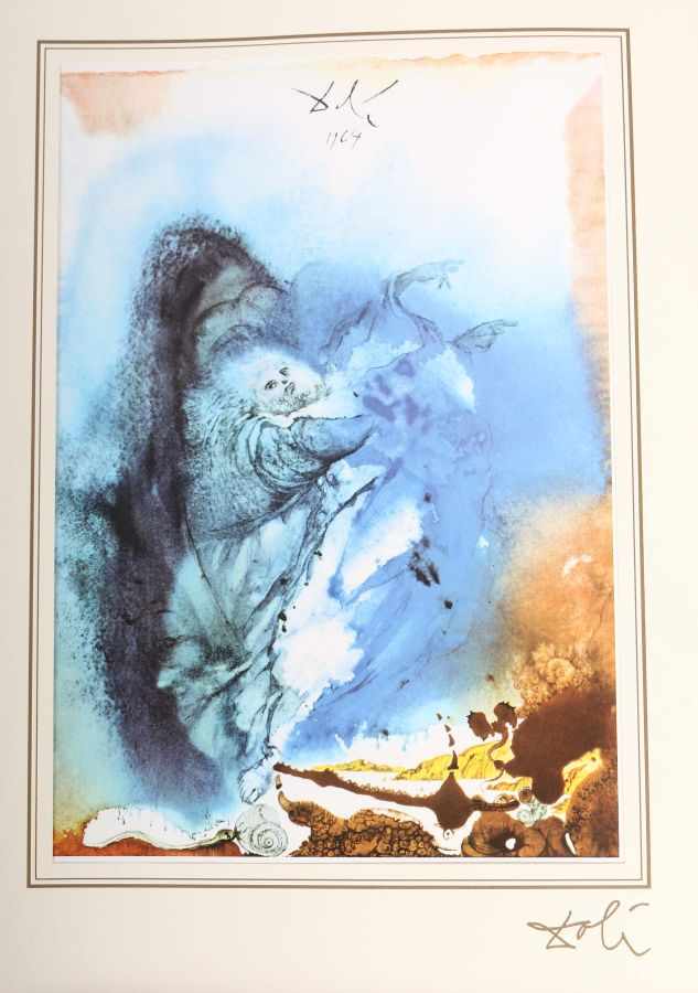 Dali, SalvadorDie 40 Bilder zur Bibel, Hannover, ars mundi, 1985/86, 40 farbige lose - Image 4 of 4