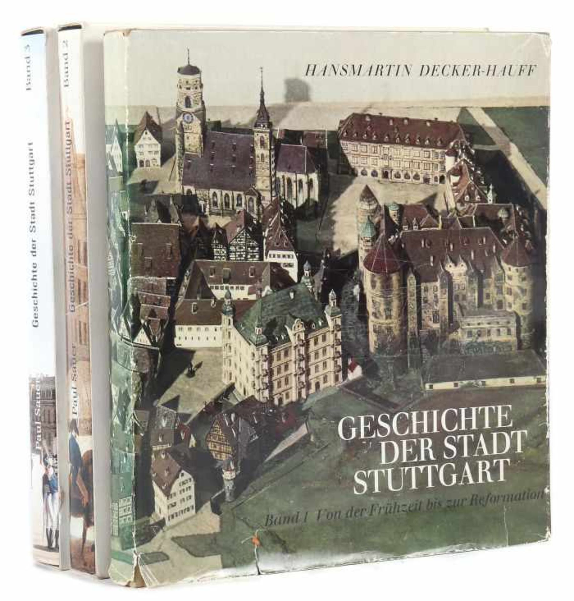 Decker-Hauff, Hansmartin und Sauer, PaulGeschichte der Stadt Stuttgart, Band 1-3, Stuttgart, 1966/