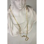 HALSKETTE 585/000 Gelbgold. L.40,5cm, ca. 3,0g A NECKLACE 585/000 yellow gold. 40.5 cm long,