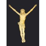CHRISTUS wohl Deutschland, 17.Jh. Elfenbein, geschnitzt. Sog. 4-Nagel Typus. H.29cm CHRIST