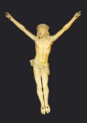CHRISTUS wohl Deutschland, 17.Jh. Elfenbein, geschnitzt. Sog. 4-Nagel Typus. H.29cm CHRIST