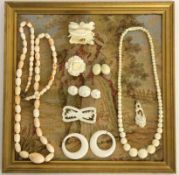 LOT 9 TEILE SCHMUCK A LOT OF 9 JEWELLERY PIECES