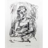 KOKOSCHKA, OSKAR Pöchlarn 1886 - 1980 Villeneuve Portrait. Lithographie, handsigniert und bez.: V.