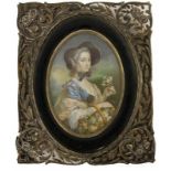 GRAFF (?) Frankreich, 19.Jh. Bildnis der Madame de Pompadour. Nach einem Gemälde von Charles-André