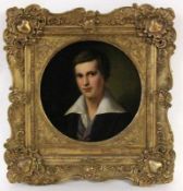 EGOROV, ALEXEI YEGOROVICH Russland c. 1776 - 1851 St. Petersburg Bildnis eines jungen Mannes. Öl/