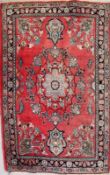 ALTER HERIZ Persien. 212x152cm. Mit Zertifikat AN OLD HERIZ RUG Persia. 212 x 152 cm. With