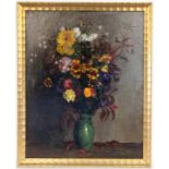 FAURE, AMANDUS Hamburg 1874 - 1931 Stuttgart Wiesenblumen in der Vase. Öl/Lwd., signiert und