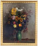 FAURE, AMANDUS Hamburg 1874 - 1931 Stuttgart Wiesenblumen in der Vase. Öl/Lwd., signiert und