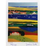 COSTA, FRANCO Rom 1934 "I love Kiel". Farb-Offset, handsigniert und num.: 314/1200. 50x40cm (