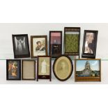 LOT VON 10 ALTEN BILDERRAHMEN, Holz A LOT OF 10 OLD PICTURE FRAMES, wood