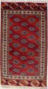 ALTER TURKMENISTAN. 185x110cm AN OLD TURKMENISTAN RUG. 185 x 110 cm