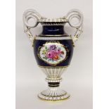 SCHLANGENHALSVASE Meissen, 1924 - 1934 Amphorenform mit kraterförmiger Mündung und