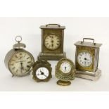 LOT VON 5 ALTEN WECKERN A LOT OF 5 OLD ALARM CLOCKS