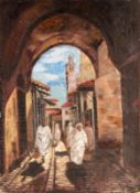 BERCOVICI, B. Frankreich 1931 Souk in Tunis. Öl/Lwd., signiert und datiert. 73x54,4cm BERCOVICI,