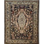 ALTER ISFAHAN. Persien. 147x125cm. Mit Zertifikat AN OLD ISFAHAN RUG Persia. 147 x 125 cm. With