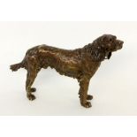 SETTER Bergmann, Wien um 1900 Fein ausgearbeitete Wiener Bronze. Gemarkt. H.22cm, L.39cm A SETTER