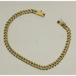 ARMBAND585/000 Gelbgold. L.18,5cm, ca. 9,8gA BRACELET 585/000 yellow gold. 18.5 cm long,