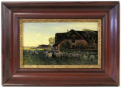 KORWAN, FRANZ (SALLY KATZENSTEIN)Heinebach/Kassel 1865 - 1942 Noé bei Toulouse Bauernhof mit