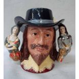 A Royal Doulton two handled character jug, King Charles I, D6917, limited edition, number 2253 of