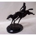 James Osborne, Becher's Brook, bronze horse racing sculpture for the Grand National 150th