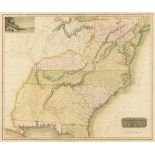 JOHN THOMSON (Scottish 1777-circa 1840) A HAND COLORED MAP, "Southern Provinces of the United