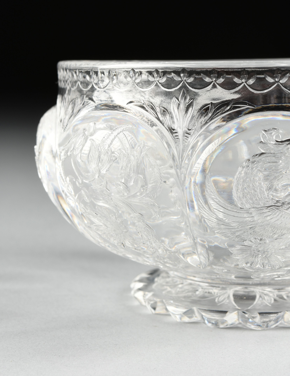 A GROUP OF FOUR ENGLISH AND AMERICAN BRILLIANT CUT CRYSTAL VESSELS, CIRCA 1890-1905, comprising a - Image 18 of 18