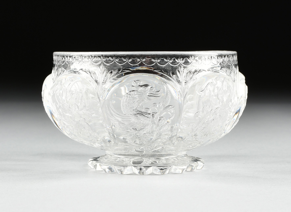 A GROUP OF FOUR ENGLISH AND AMERICAN BRILLIANT CUT CRYSTAL VESSELS, CIRCA 1890-1905, comprising a - Image 16 of 18