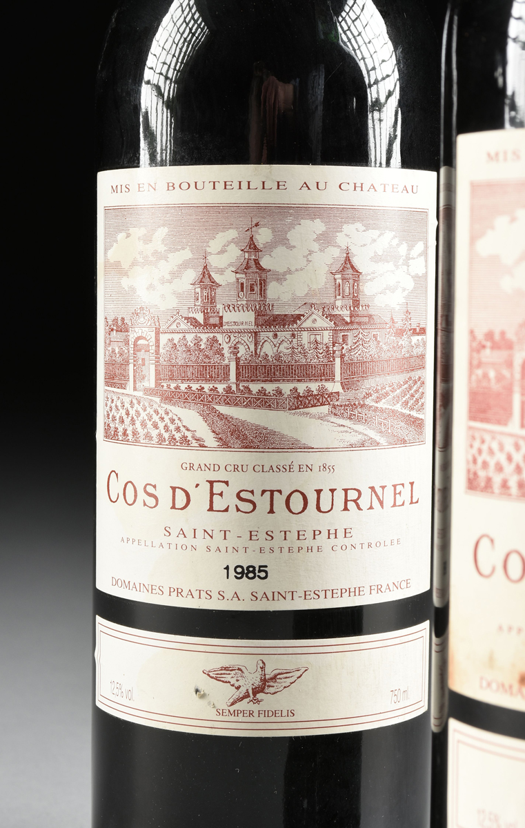 A GROUP OF SIX BOTTLES OF 1985 SAINT ESTÃ‰PHE COS D'ESTOURNEL WINE, all 750ml bottles. All labels - Image 8 of 8