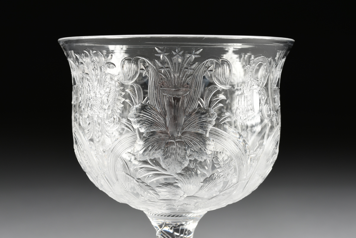 A GROUP OF FOUR ENGLISH AND AMERICAN BRILLIANT CUT CRYSTAL VESSELS, CIRCA 1890-1905, comprising a - Image 3 of 18