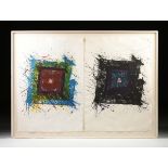 SAM LEWIS FRANCIS (American 1923-1994) A LITHOGRAPH, "#10," color lithograph on paper, numbered 14/