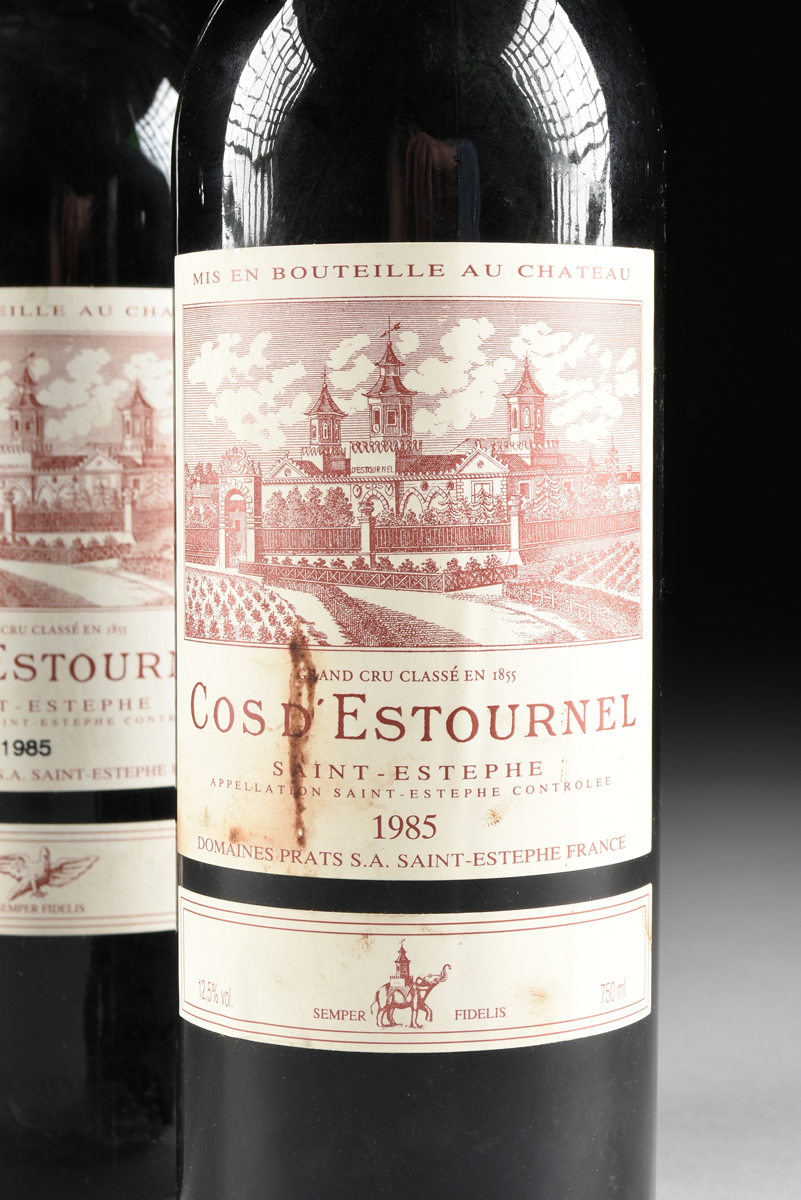 A GROUP OF SIX BOTTLES OF 1985 SAINT ESTÃ‰PHE COS D'ESTOURNEL WINE, all 750ml bottles. All labels - Image 7 of 8