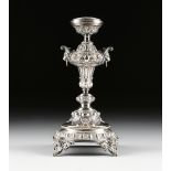 WILHELM BINDER (established 1869) A GERMAN 800 STANDARD SILVER RENAISSANCE REVIVAL STYLE CENTERPIECE