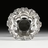 AN UNGER BROTHERS ART NOUVEAU STERLING SILVER BOWL, NEWARK, NEW JERSEY, CIRCA 1900, the lobed bowl