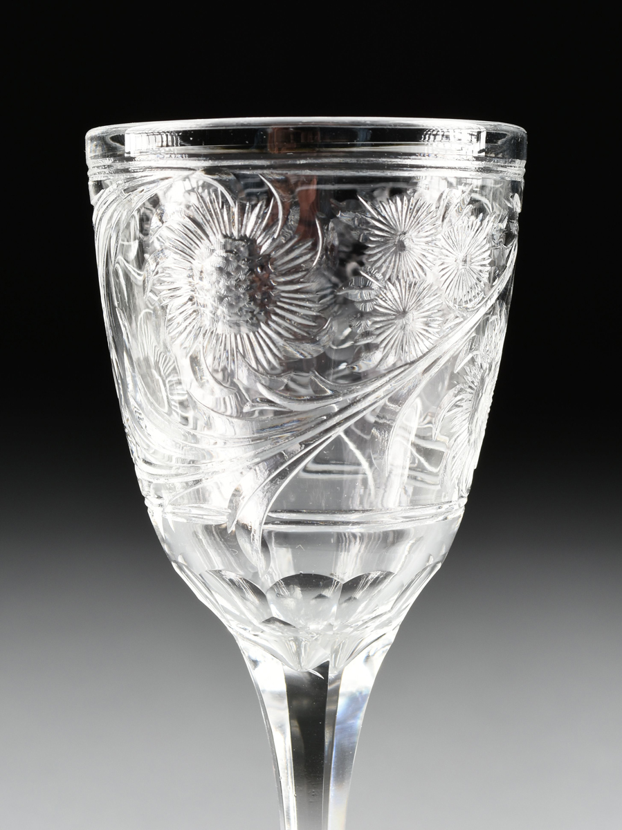 A GROUP OF FOUR ENGLISH AND AMERICAN BRILLIANT CUT CRYSTAL VESSELS, CIRCA 1890-1905, comprising a - Image 12 of 18