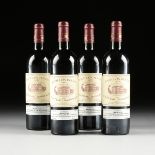 A GROUP OF FOUR BOTTLES OF 2000 PAVILLON ROUGE DU CHÃ‚TEAU MARGAUX, MARGAUX, FRANCE, all 750ml