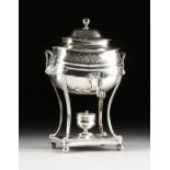 ALEXANDER SPENCE (Scottish 18th Century) A GEORGE III PERIOD STERLING SILVER HOT WATER URN, CIRCA